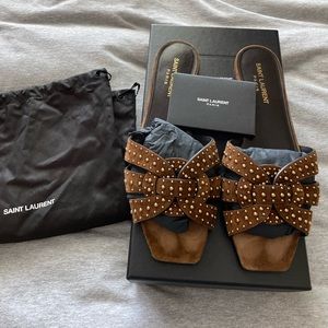Saint Laurent Tribute Sandals